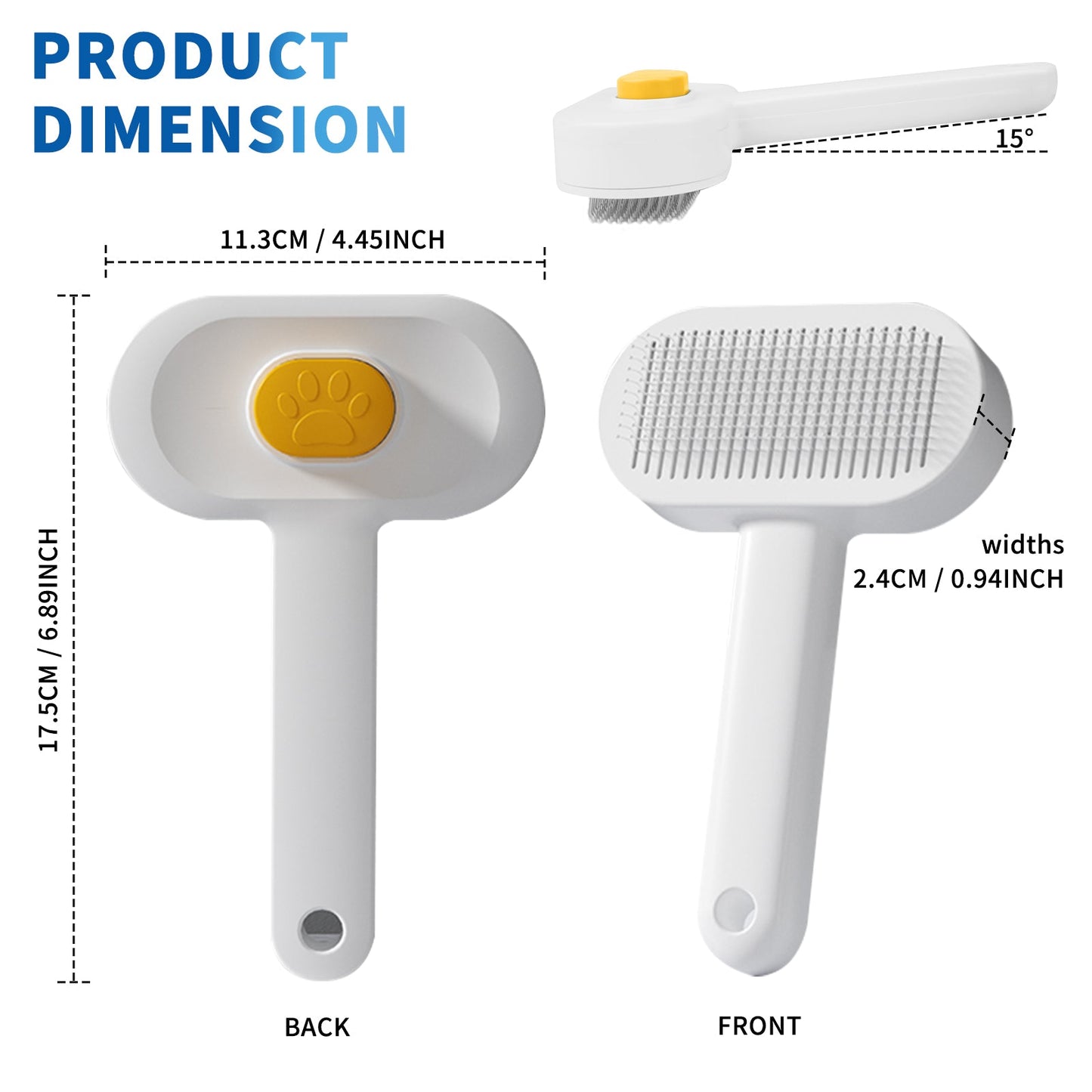 Gentle Pet Hair Removal Comb, Carefully Smooths Tangled Fur for Your Beloved Pet - Feeling My Adventure