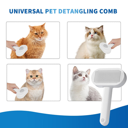 Gentle Pet Hair Removal Comb, Carefully Smooths Tangled Fur for Your Beloved Pet - Feeling My Adventure