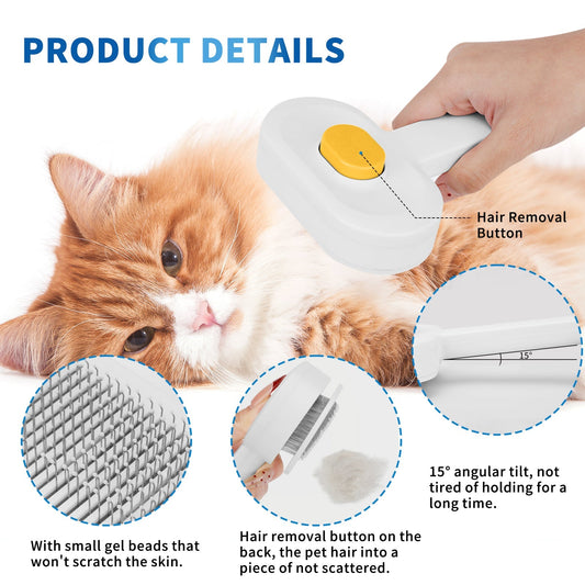 Gentle Pet Hair Removal Comb, Carefully Smooths Tangled Fur for Your Beloved Pet - Feeling My Adventure
