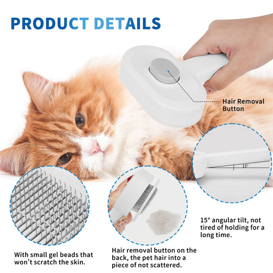 Gentle Pet Hair Removal Comb, Carefully Smooths Tangled Fur for Your Beloved Pet - Feeling My Adventure