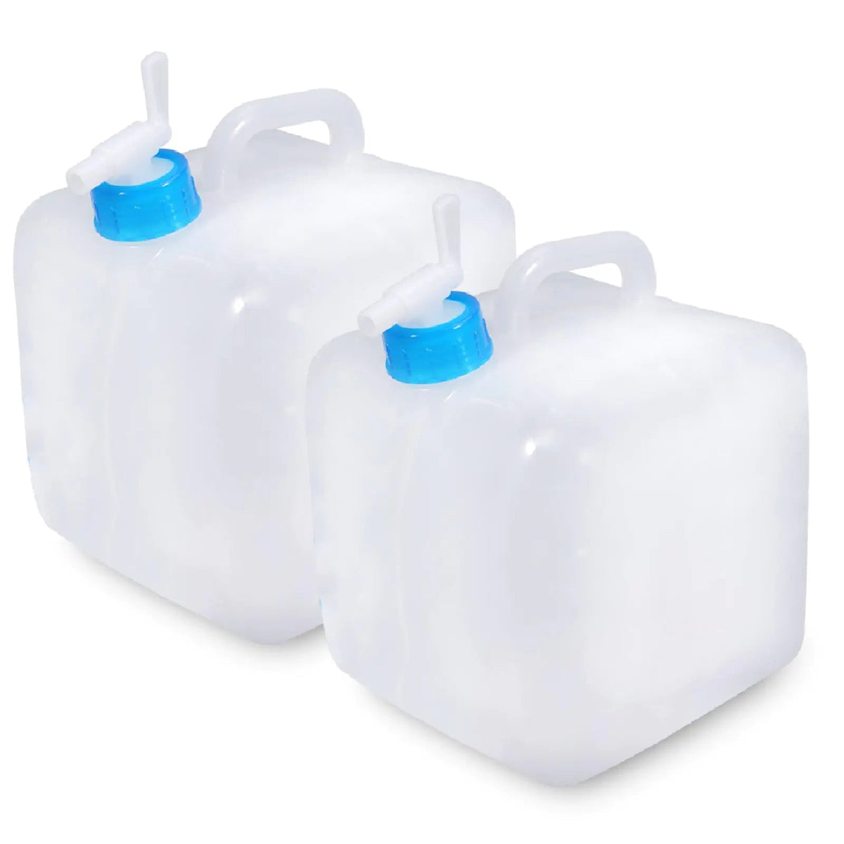 BEWBBAT 2 Pack Collapsible Water Container with Spigot 2.6 Gallon Foldable Camping Water Storage Jug Portable Water Canteen for Outdoor Hiking Fishing Emergency Feeling My Adventure