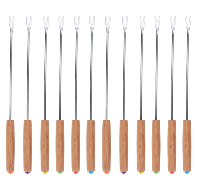 12-Piece Stainless Steel BBQ Skewers Set Feeling My Adventure