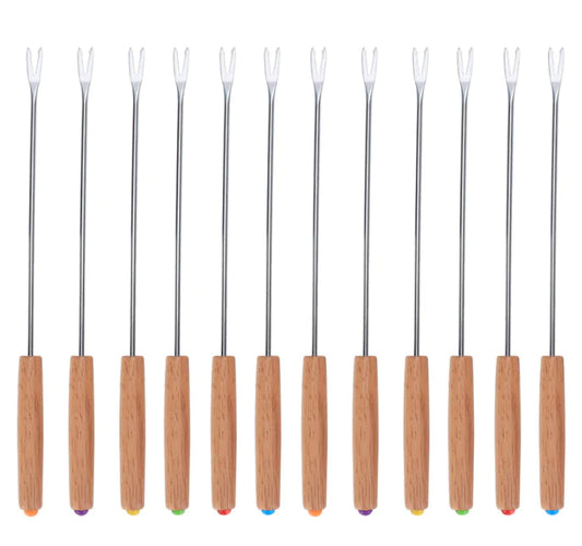 12-Piece Stainless Steel BBQ Skewers Set Feeling My Adventure
