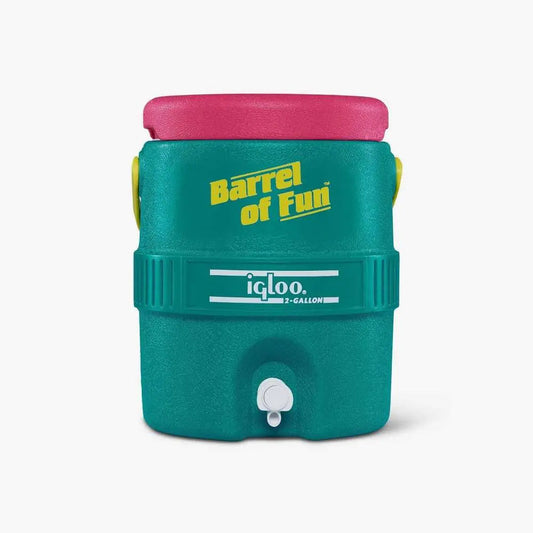 Igloo 2-Gallon Retro Party Water Jug Cooler Jade Feeling My Adventure