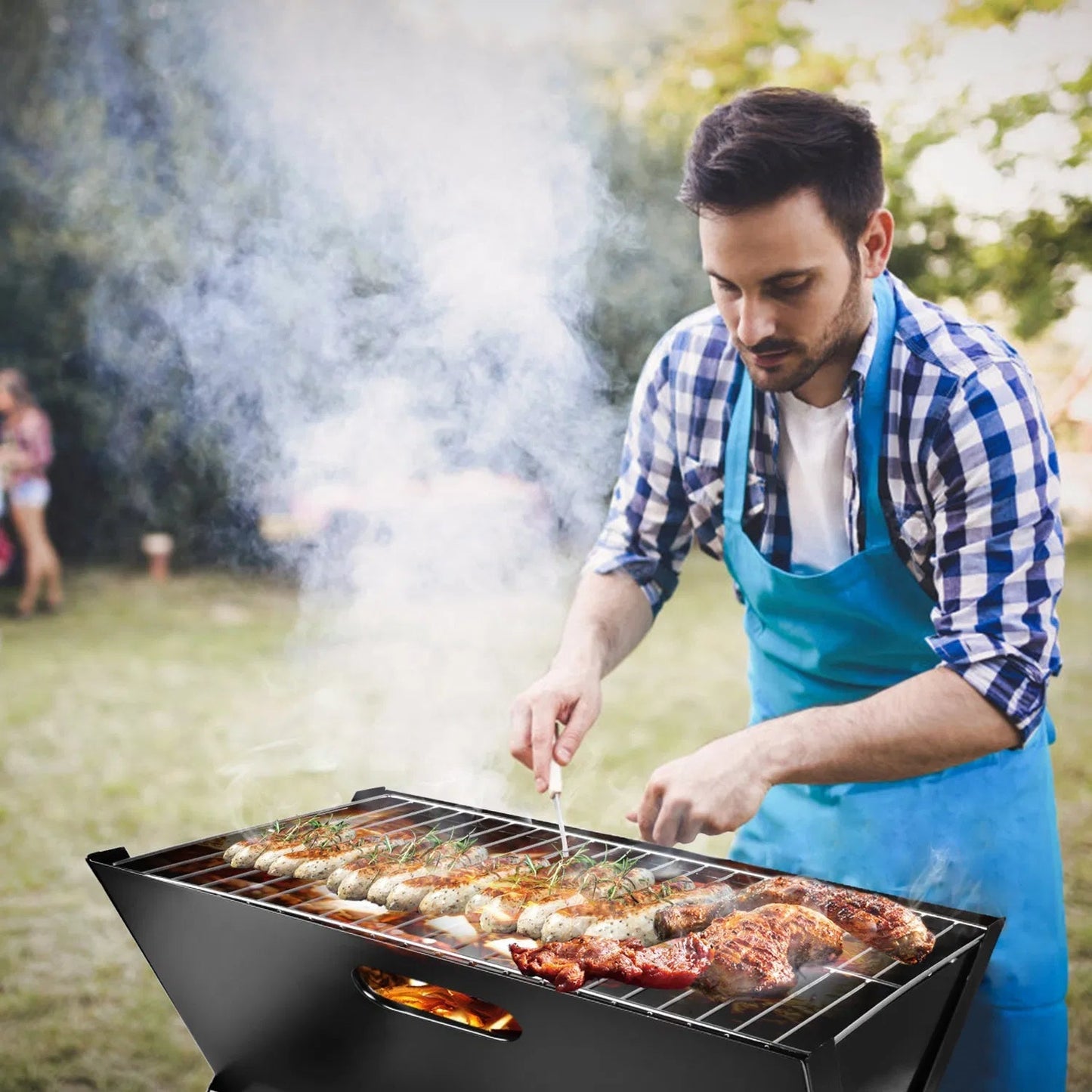 Portable Foldable BBQ Grill for Outdoor Camping Picnic Travel - Feeling My Adventure