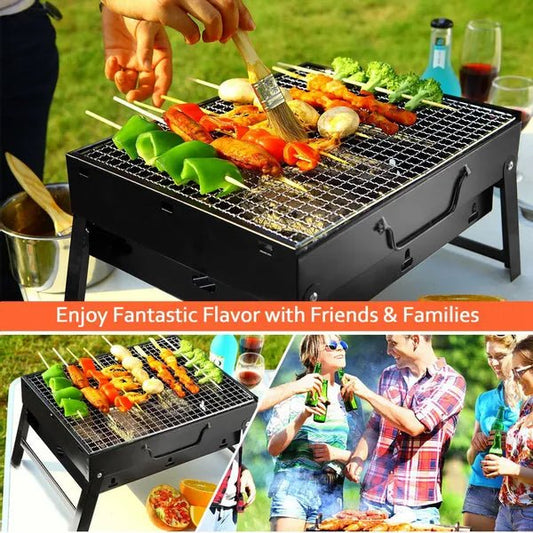 Portable Folding BBQ Charcoal Grill for Camping, Picnics & Travel - Feeling My Adventure