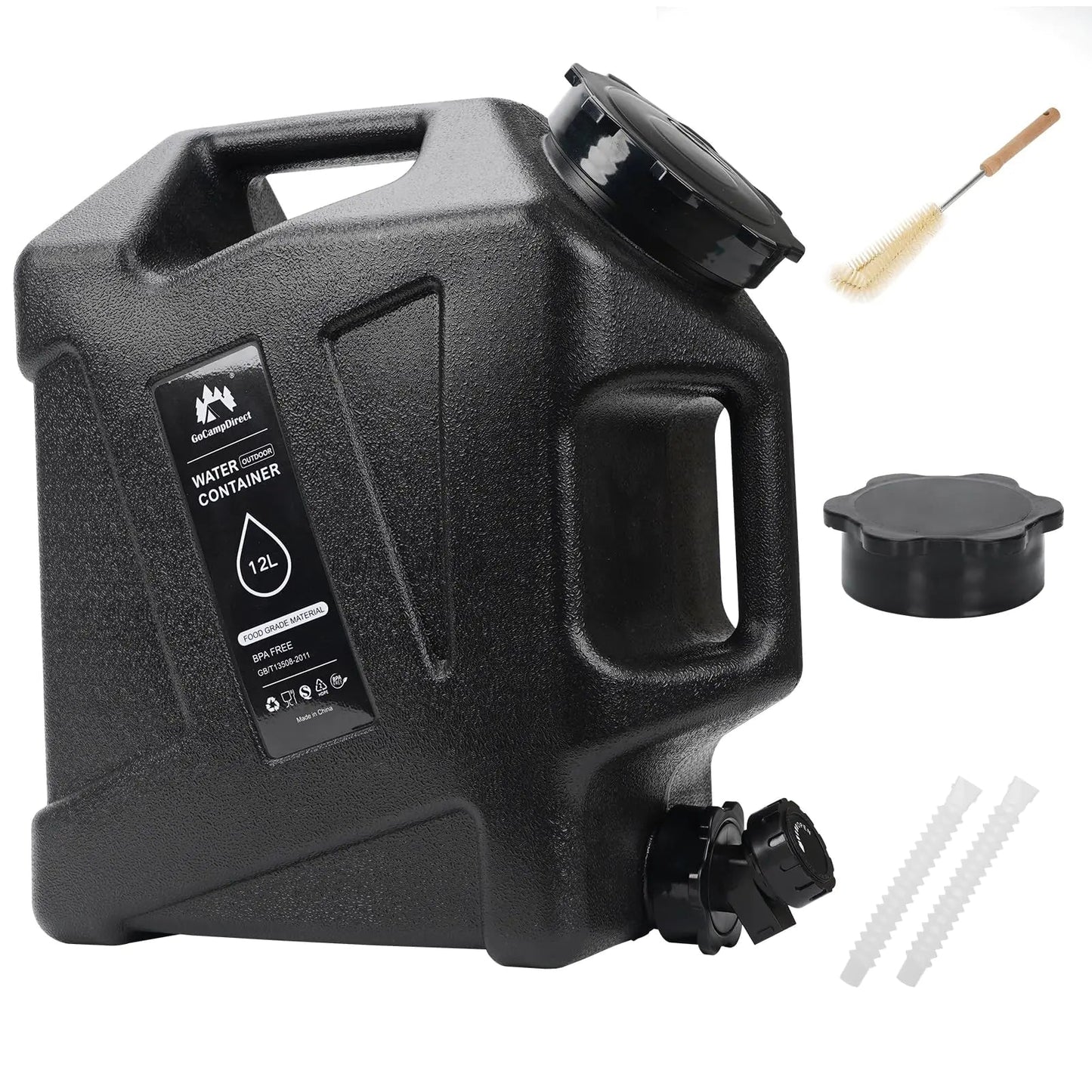 GoCampDirect 3.2 Gallon Water Jug with Spigot - Portable Outdoor Camping Tank - Feeling My Adventure