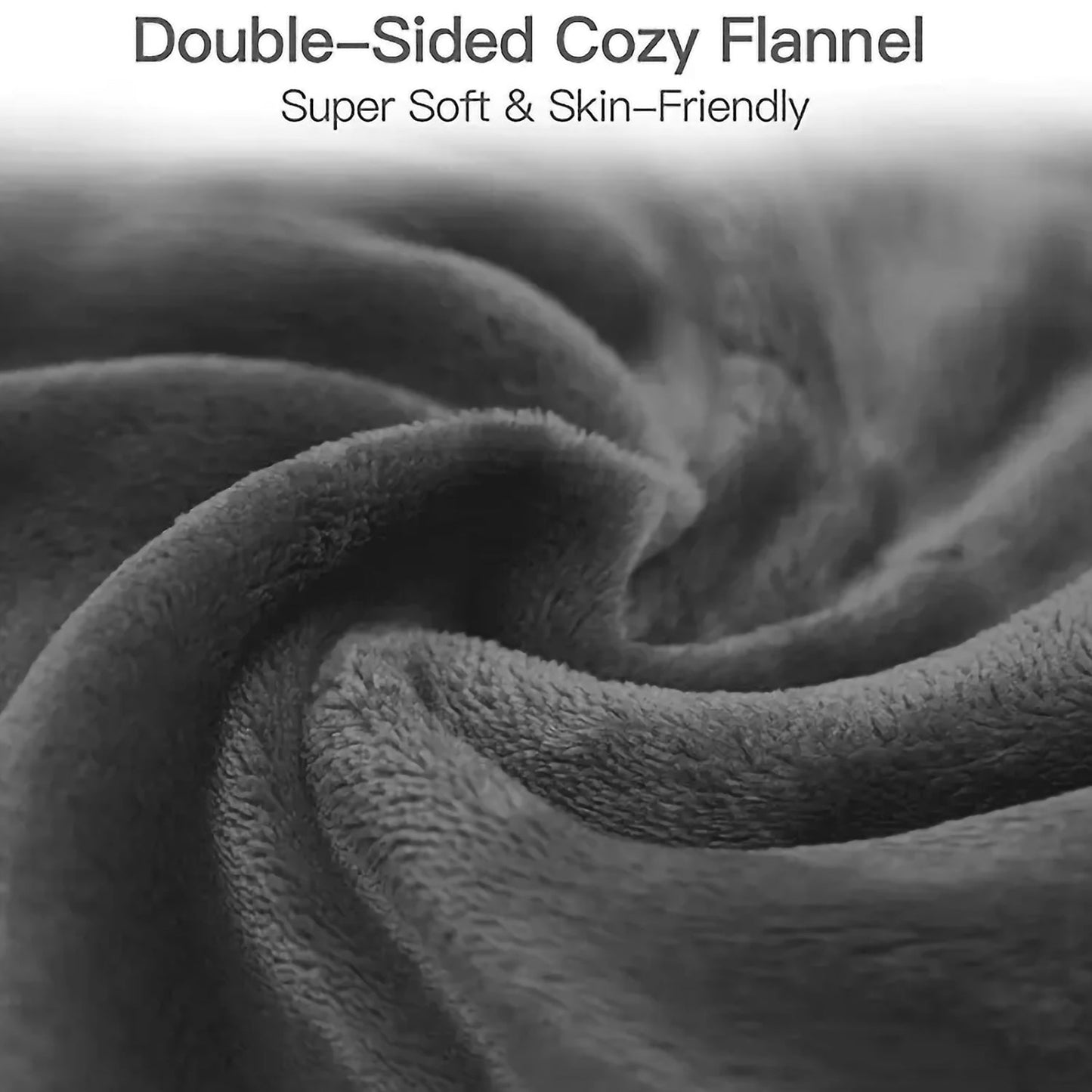 Heated Queen Size Blanket - Dual Zone Control, 10 Heat Settings, Auto Shut Off, Washable Flannel - Feeling My Adventure