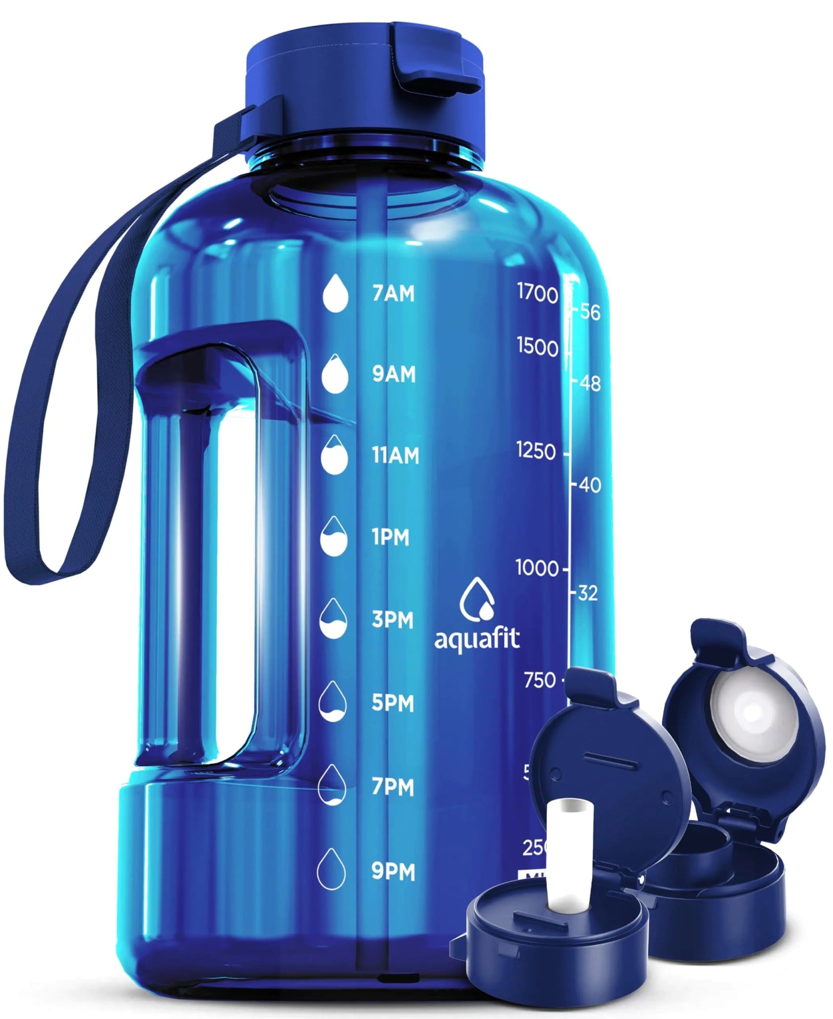 HydroTrack 64oz Dual - Lid Water Bottle - Feeling My Adventure