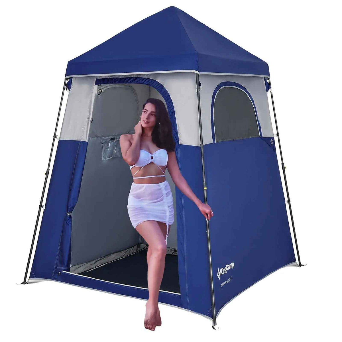 KingCamp Quick Setup 3-Room Camping Privacy Tent Feeling My Adventure