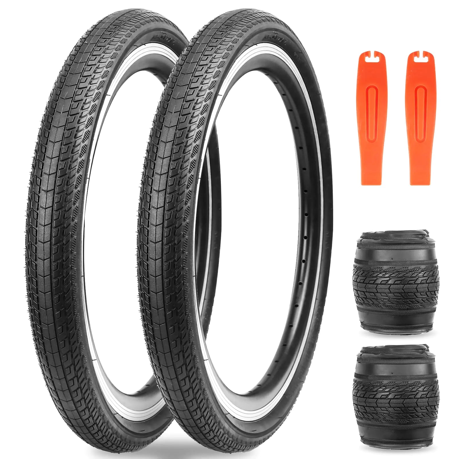 MEGHNA 24x1.75 Mountain Bike Tire + Lever (2 Pack) - Feeling My Adventure