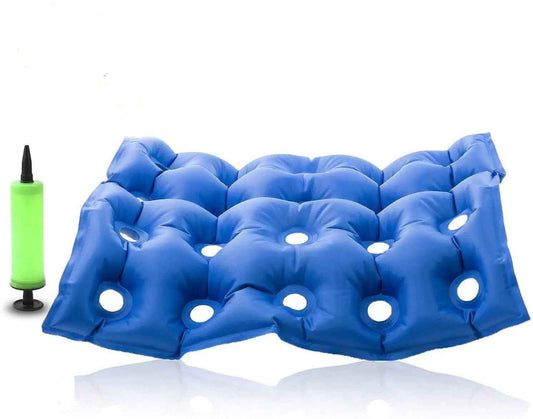 Premium Air Inflatable Seat Cushion Pressure Relief - Comfortable Chair Cushion For Wheel Chair - Ideal For Prolonged Sitting - Ideal Seat Cushion For Daily Use - Air Cushion for Mobility Scooter Feeling My Adventure
