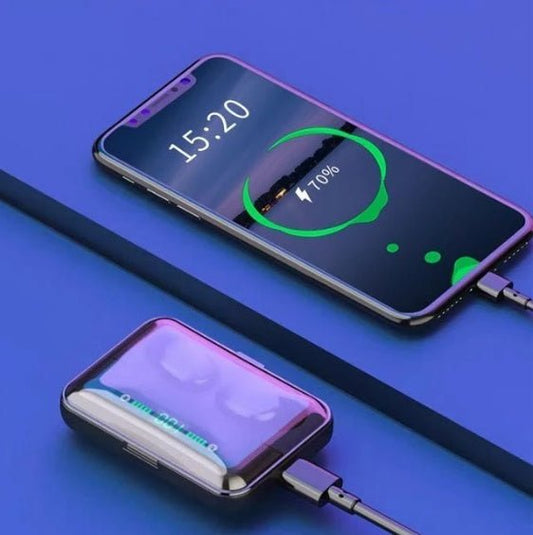 Multifunction Bluetooth Headset Binaural Movement Power Bank Phone Support - Feeling My Adventure