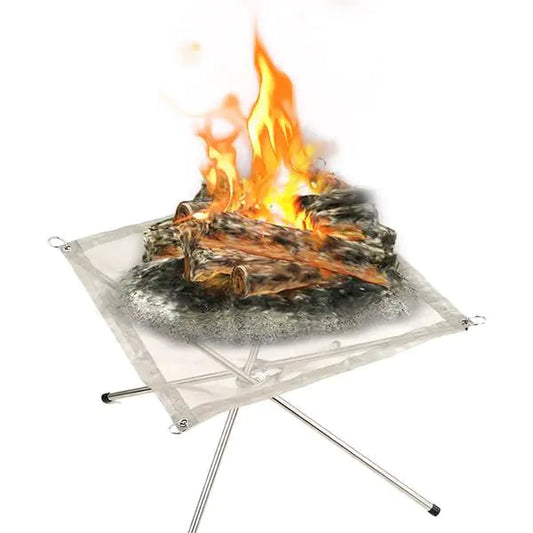 Portable Outdoor Fire Pit and BBQ Grill架 Feeling My Adventure
