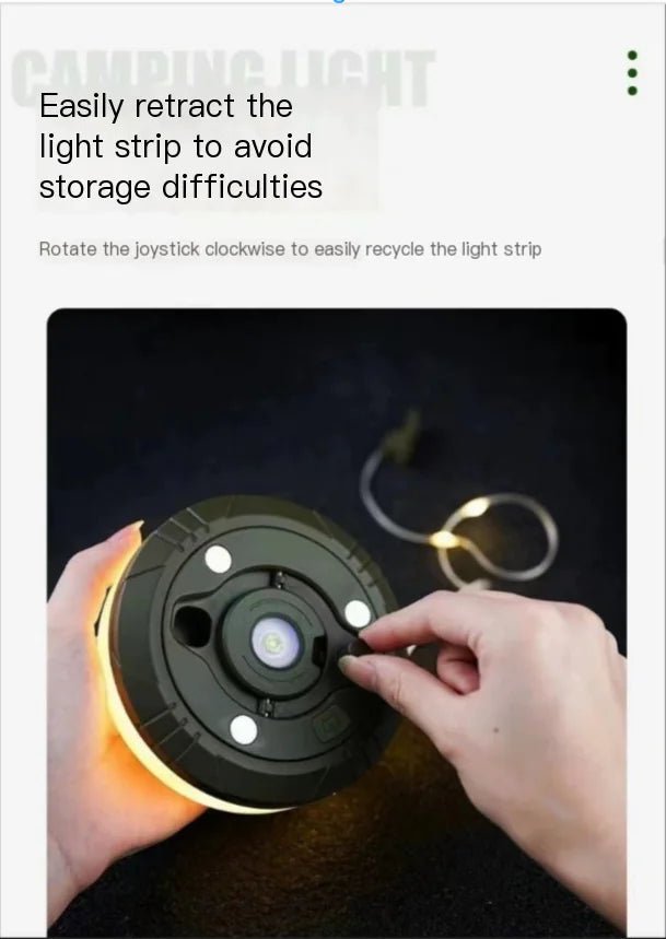Outdoor String Lighting Camping Tent Lamp - Feeling My Adventure