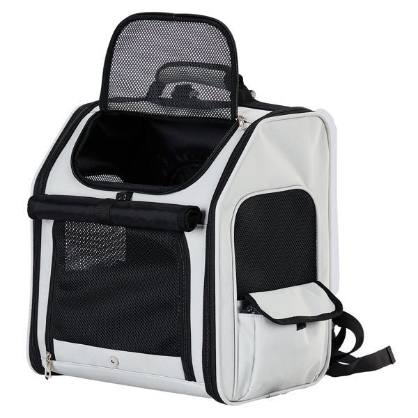 Expandable Pet Carrier Backpack for Small Dogs Cats, Holds Up to 26 lbs - Feeling My Adventure