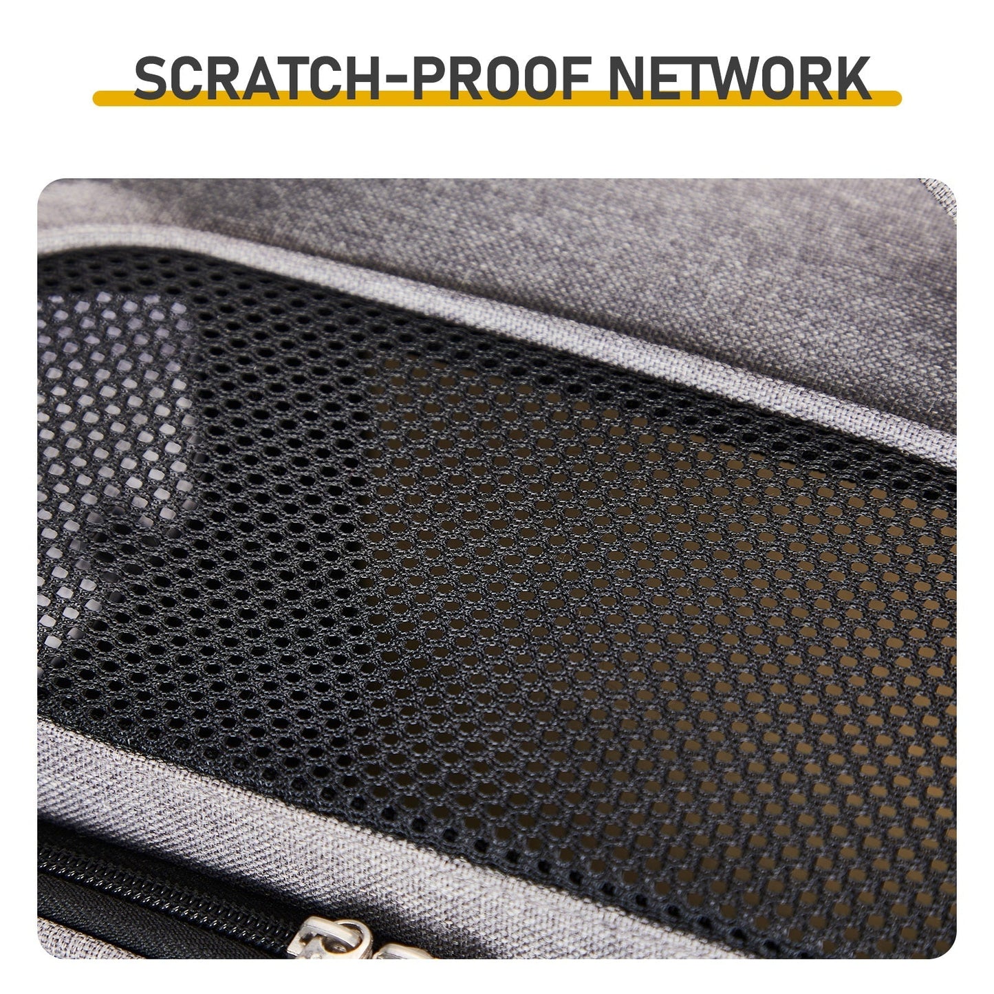 Expandable Pet Carrier Backpack for Cats & Dogs - Breathable Mesh Travel Bag - Feeling My Adventure