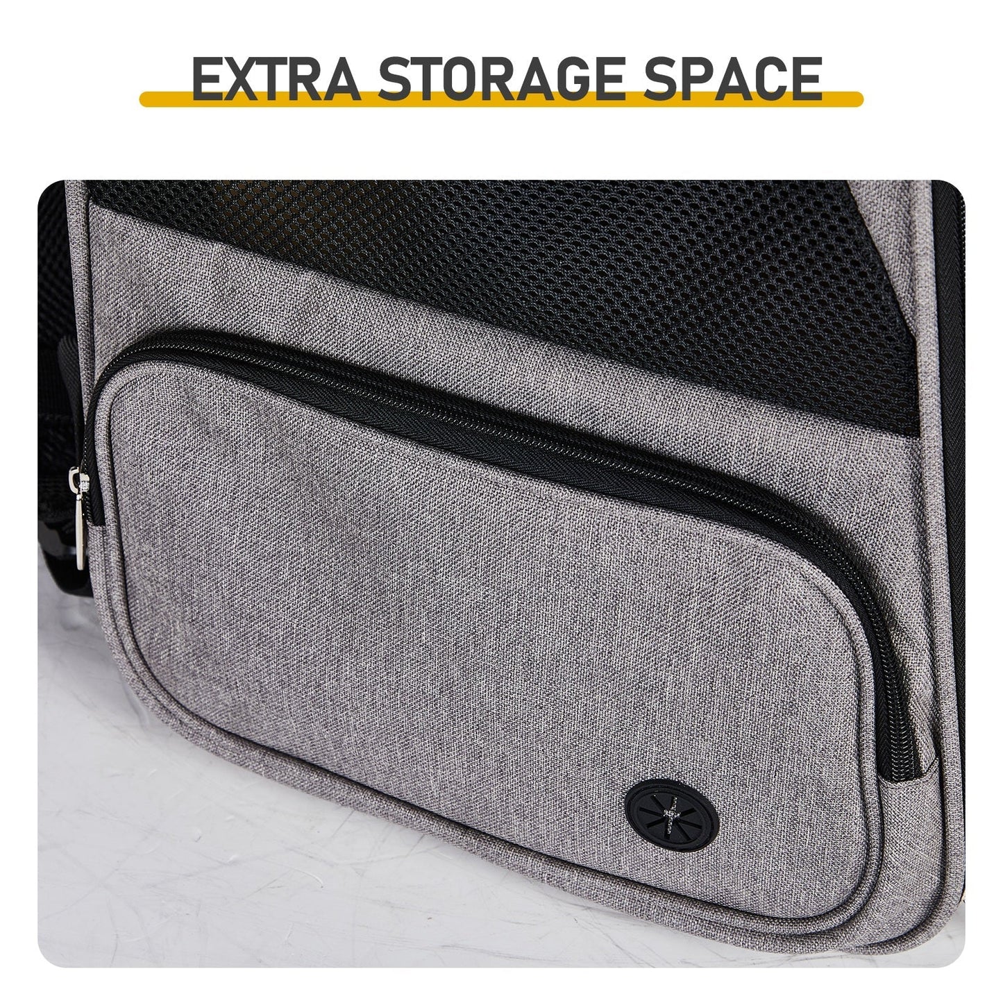 Expandable Pet Carrier Backpack for Cats & Dogs - Breathable Mesh Travel Bag - Feeling My Adventure