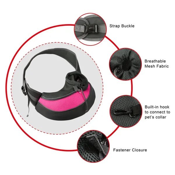 Pet Carrier For Dogs Cats Hand Free Sling Adjustable Padded Strap Tote - Feeling My Adventure