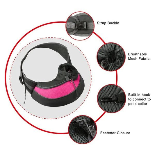 Pet Carrier For Dogs Cats Hand Free Sling Adjustable Padded Strap Tote - Feeling My Adventure