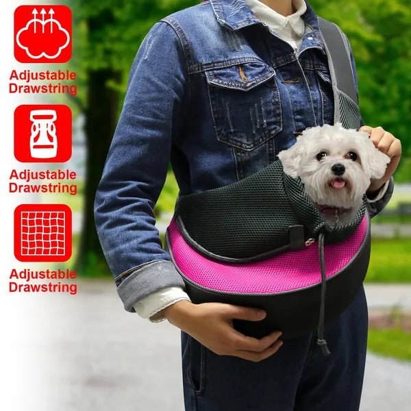 Pet Carrier For Dogs Cats Hand Free Sling Adjustable Padded Strap Tote - Feeling My Adventure