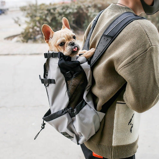 Double Shoulder Dog Carrier Backpack for Portable Travel - Feeling My Adventure