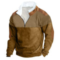 Western Aztec Pullover - Men's Fleece Quarter Zip