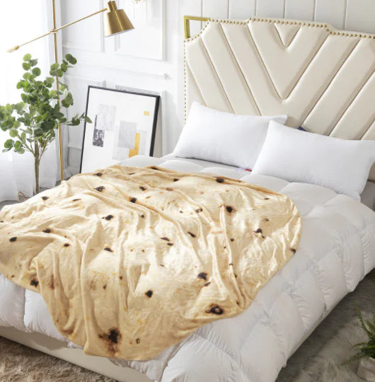 Milk Velvet Blanket, Burrito Blanket for Home Use Feeling My Adventure
