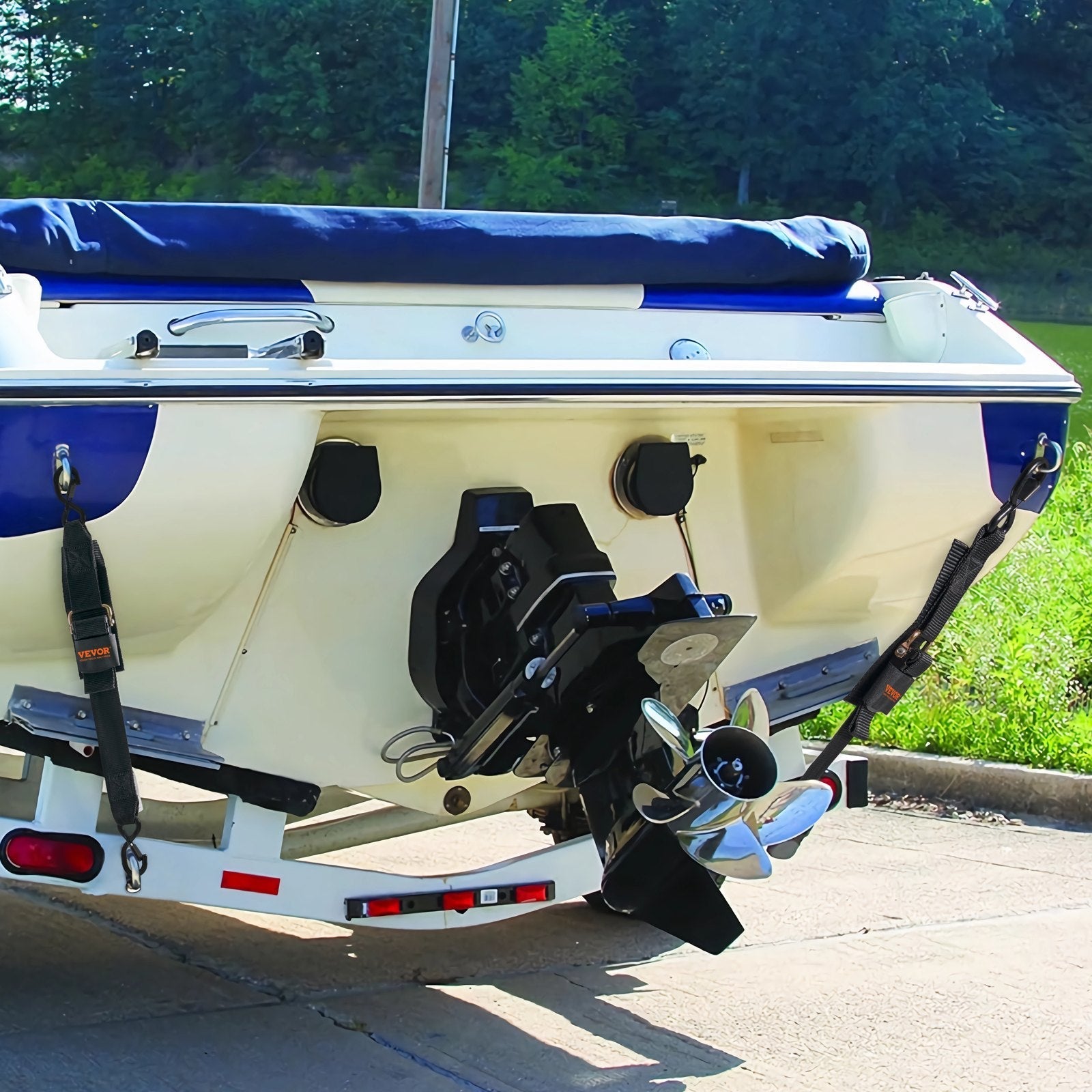 Retractable Ratchet Straps Tie Down Straps 2 In X 2 Ft For Boat 2 Pack - Feeling My Adventure