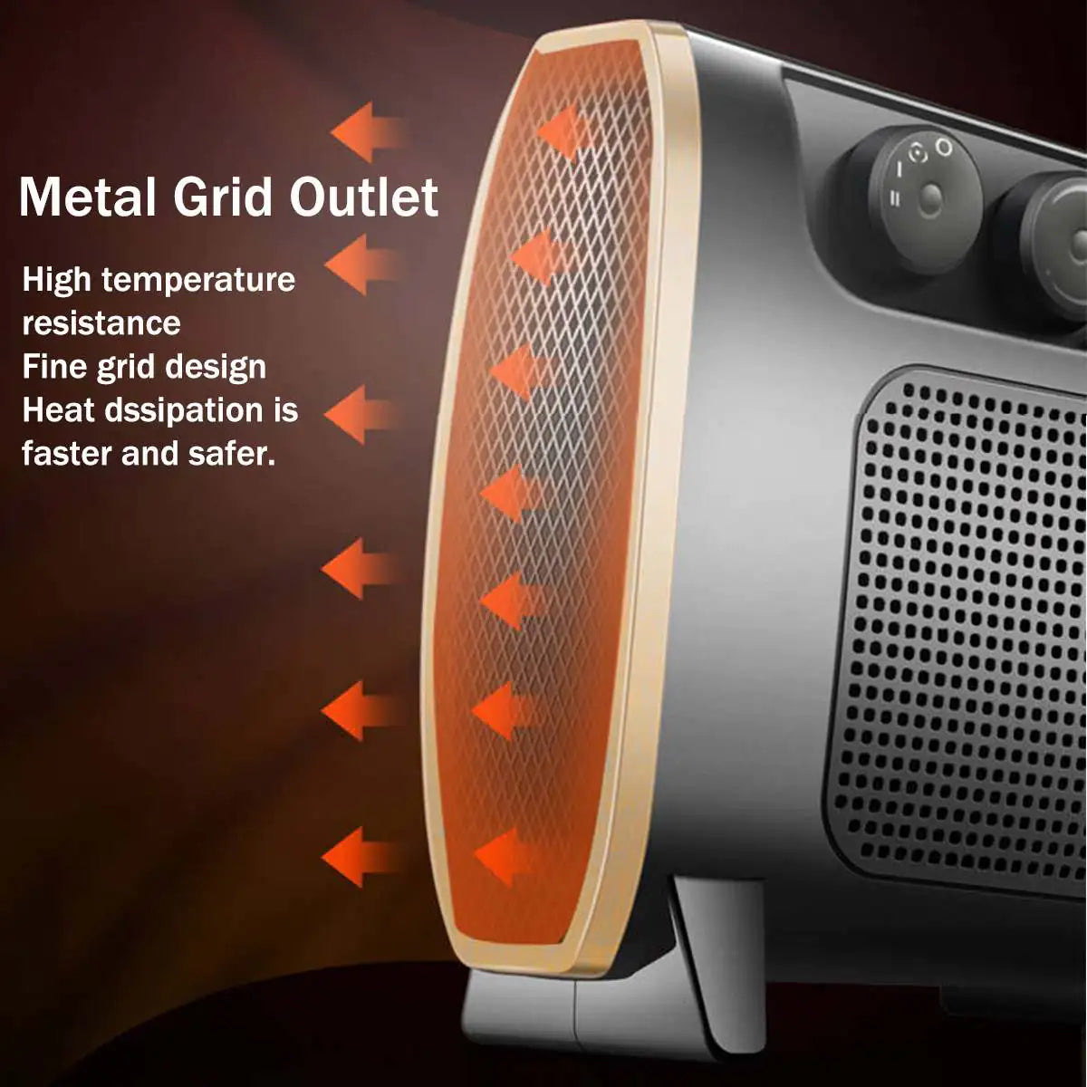 Konozi Mini Electric Heater - Energy Saving Desk Model Feeling My Adventure