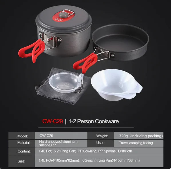 Portable Outdoor Cookware Set Feeling My Adventure