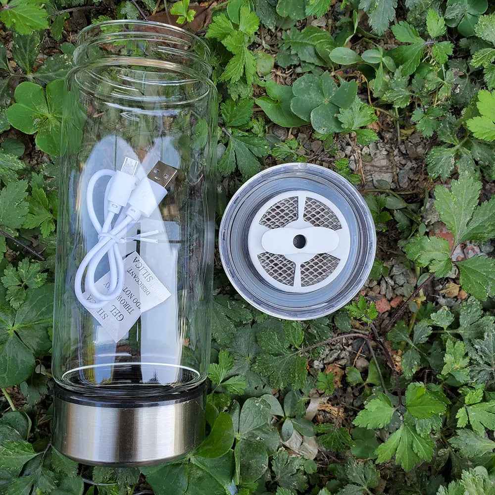 Portable Hydrogen Water Generator: Rechargeable Alkaline Water Ionizer Bottle Feeling My Adventure