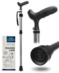 Sangohe Adjustable Walking Cane with Travel Bag for Seniors & Adults
