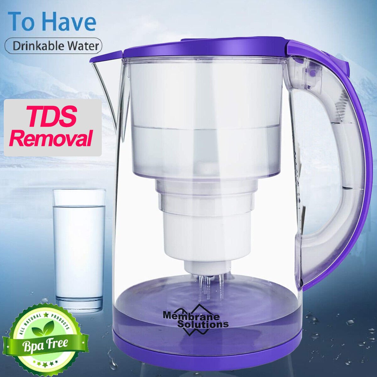 Simpure 3.5L Water Filter Pitcher Jug Hard Water Better Drinking Filtration DP05 - Feeling My Adventure