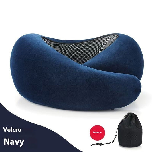 Adjustable U-Shaped Memory Foam Travel Neck Pillow - Comfortable Support for On-the-Go Sleep - Feeling My Adventure