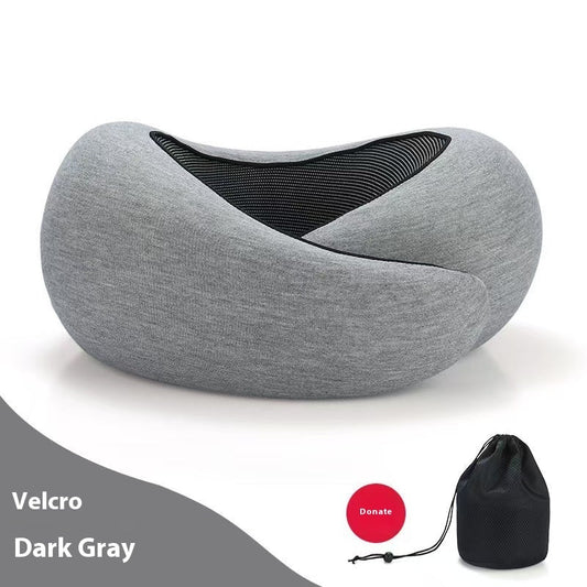 Adjustable U-Shaped Memory Foam Travel Neck Pillow - Comfortable Support for On-the-Go Sleep - Feeling My Adventure