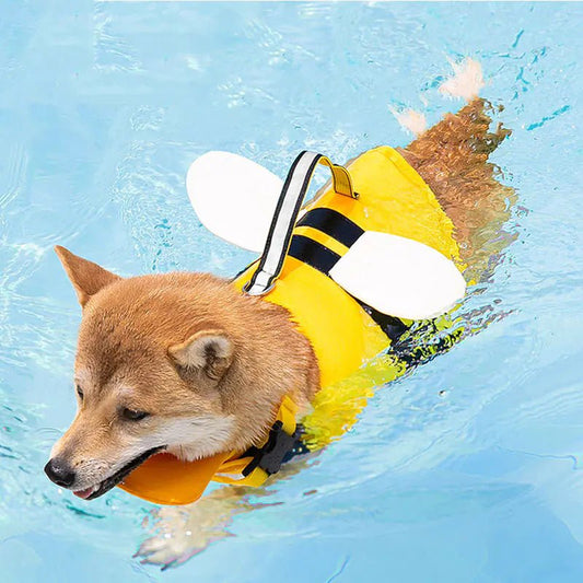 Summer Animal Shape Bee Dog Life Jacket - Feeling My Adventure