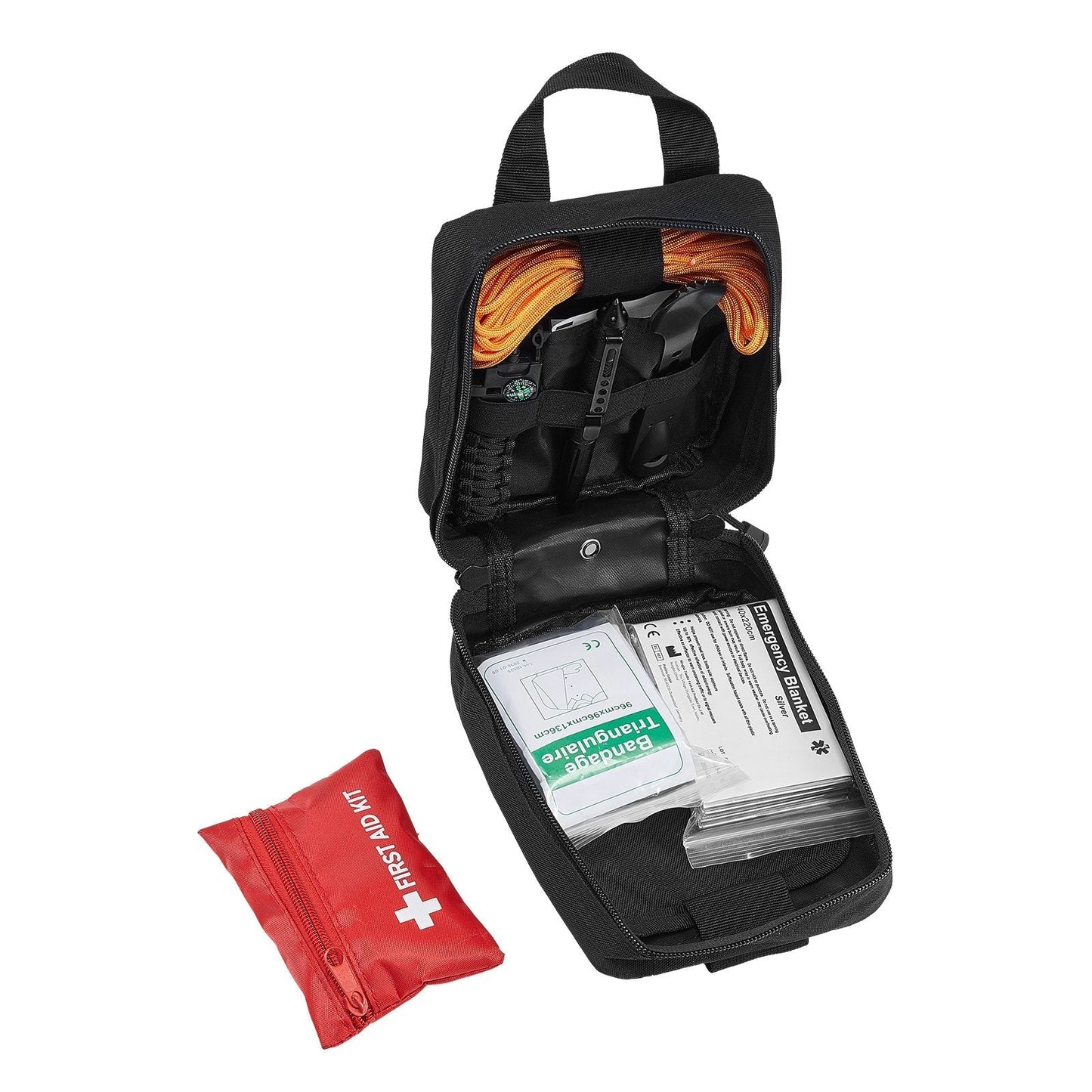 Survival First Aid Kit 250 Pieces Emergency Medical Trauma Bag For Camping Home - Feeling My Adventure