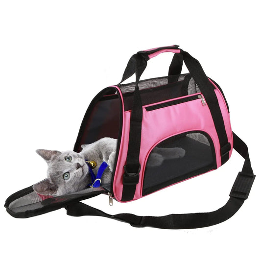 AirTravel Friendly Pet Carrier - Small Pink Feeling My Adventure