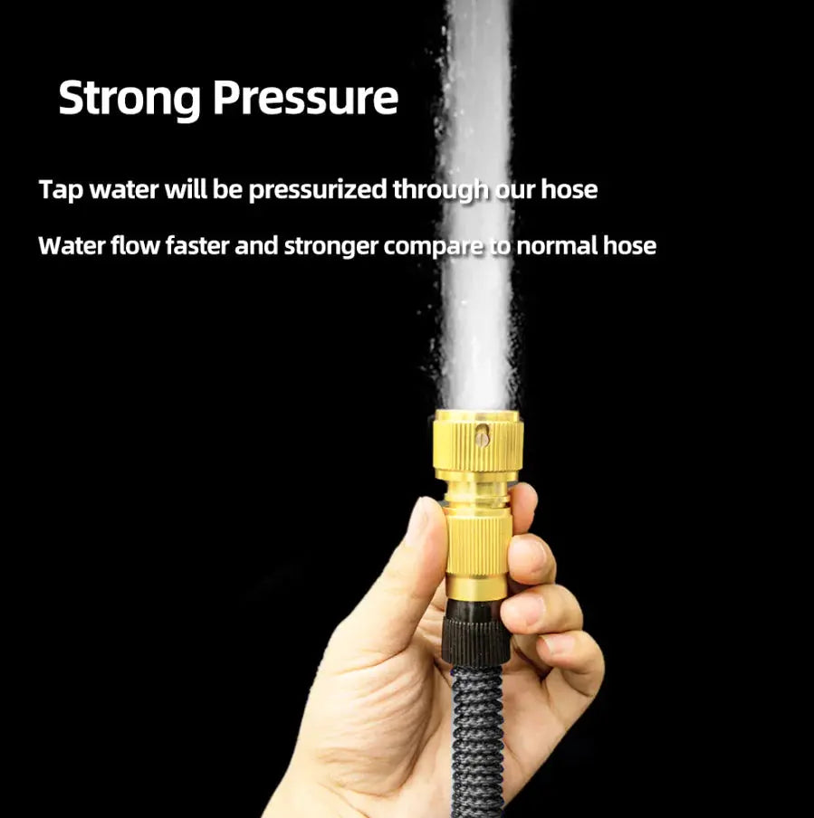 4X Stronger Deluxe Expandable Flexible Garden Hose Water Hose 25, 50, 75, 100FT Feeling My Adventure