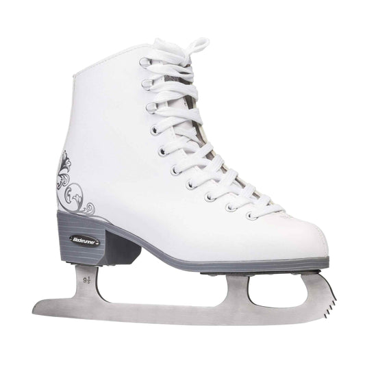 Allure Junior Size 4 Girls White Figure Skates – Comfortable & Stylish Ice Skating Boots - Feeling My Adventure