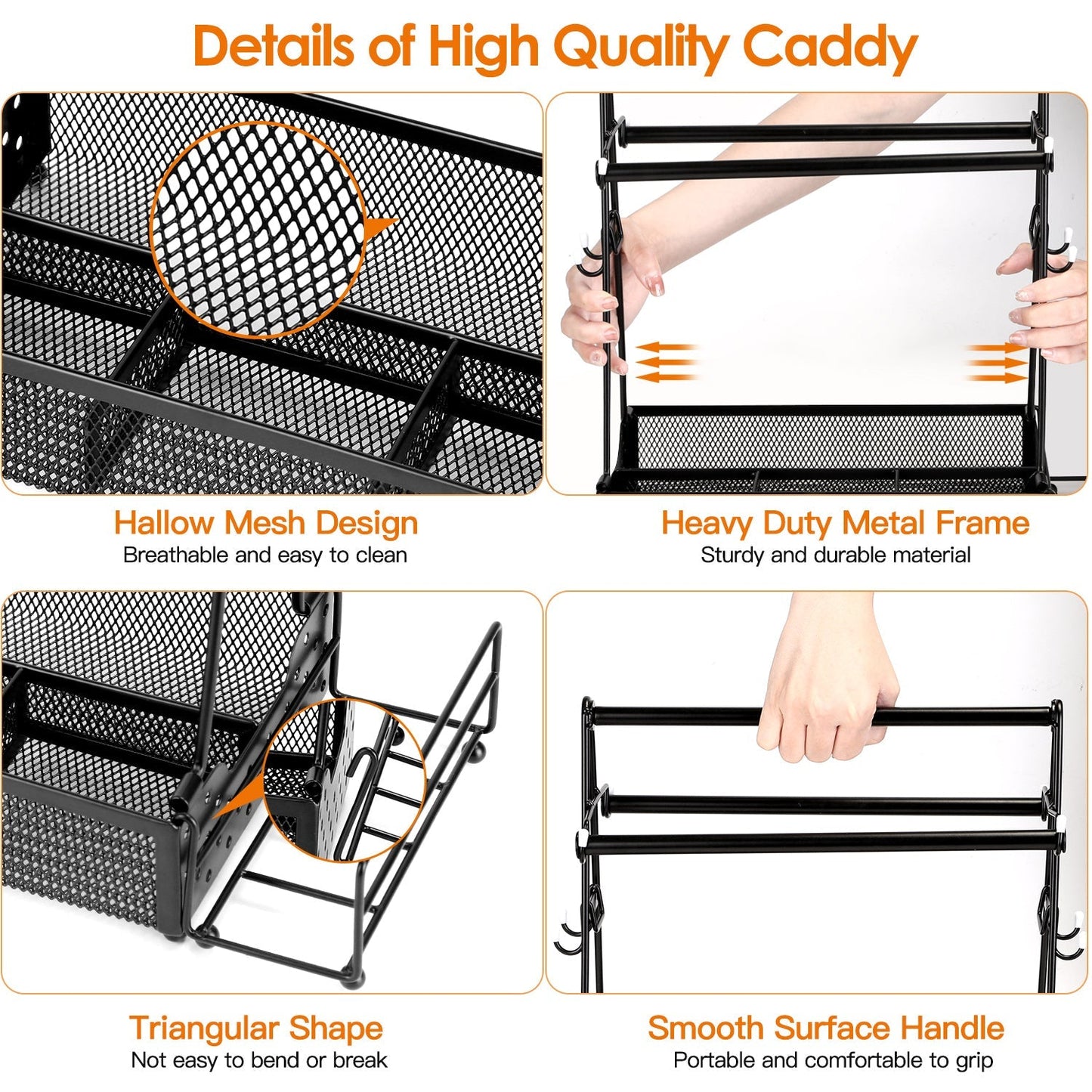 Outdoor BBQ Utensil Caddy with Paper Towel Holder - Storage Organizer for Grilling Tools - Feeling My Adventure