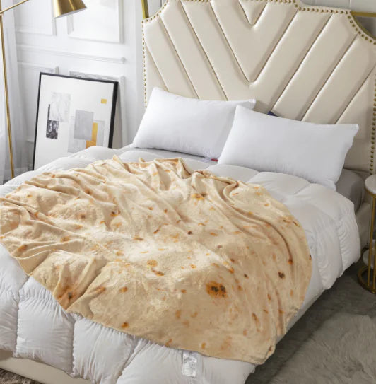 Milk Velvet Blanket, Burrito Blanket for Home Use Feeling My Adventure
