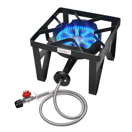 Vivicreate Propane Gas Stove 185000 BTU High Pressure Outdoor Camping Stove - Feeling My Adventure