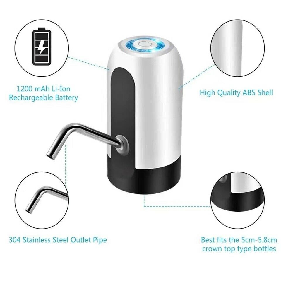 Electric Automatic 5 Gallon Water Bottle Dispenser with USB Charging - Feeling My Adventure