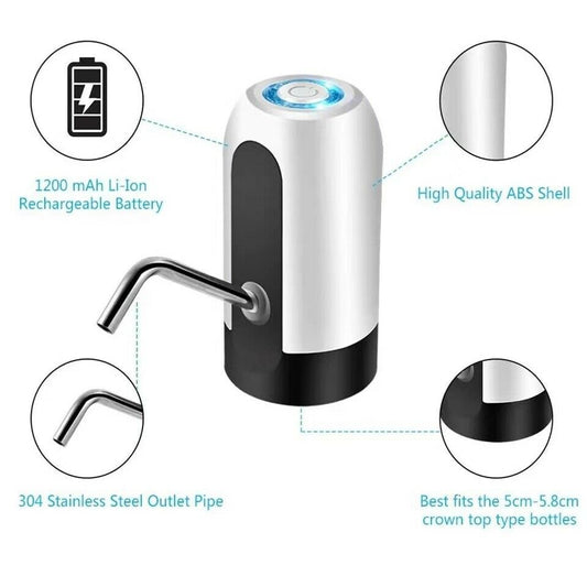 Electric Automatic 5 Gallon Water Bottle Dispenser with USB Charging - Feeling My Adventure