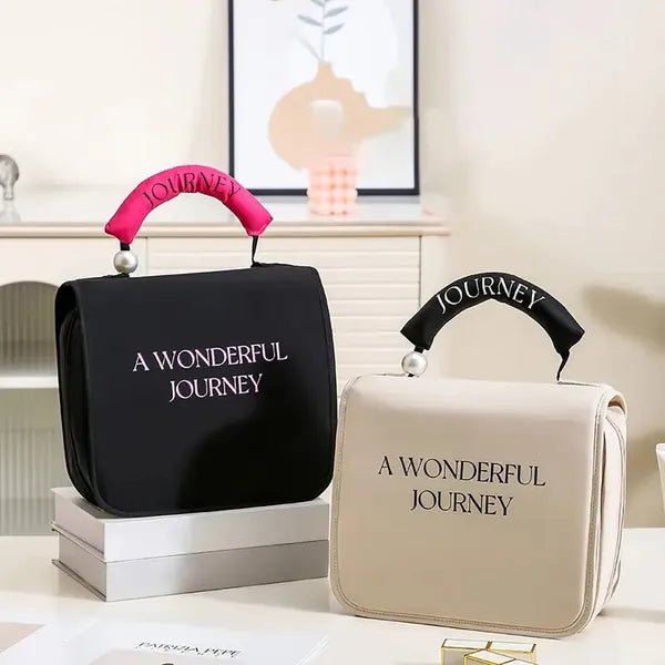 Women's Pearl Portable Cosmetic Bag - Travel in Style! - Feeling My Adventure