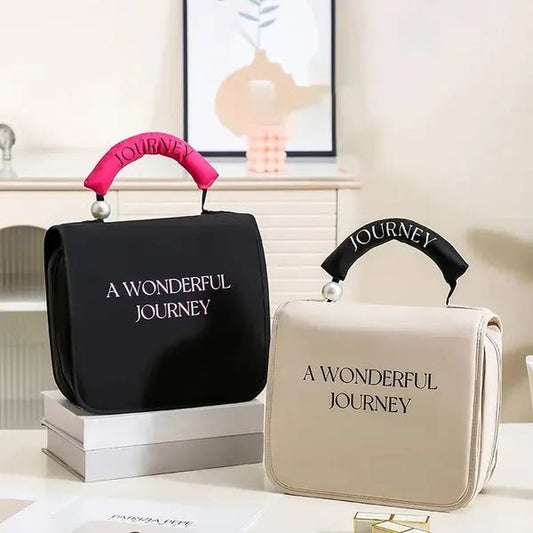 Women's Pearl Portable Cosmetic Bag - Travel in Style! - Feeling My Adventure