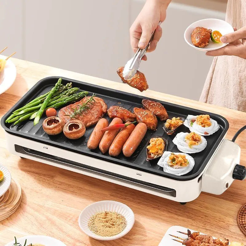 Indoor Electric Grill for Smokeless BBQ and Cooking Feeling My Adventure