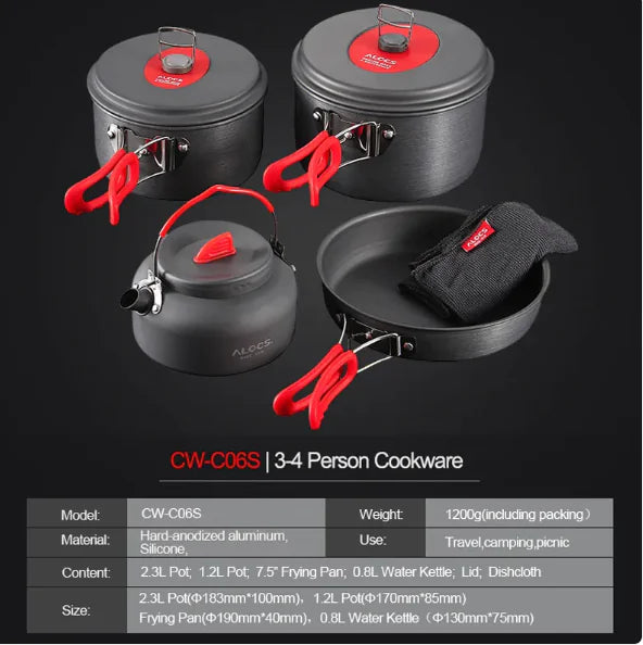Portable Outdoor Cookware Set Feeling My Adventure